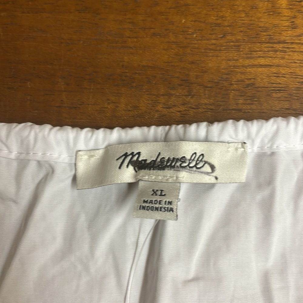 Madewell Poplin Flutter-Sleeve Mini Dress with Scoop Neck - Picture 5 of 11